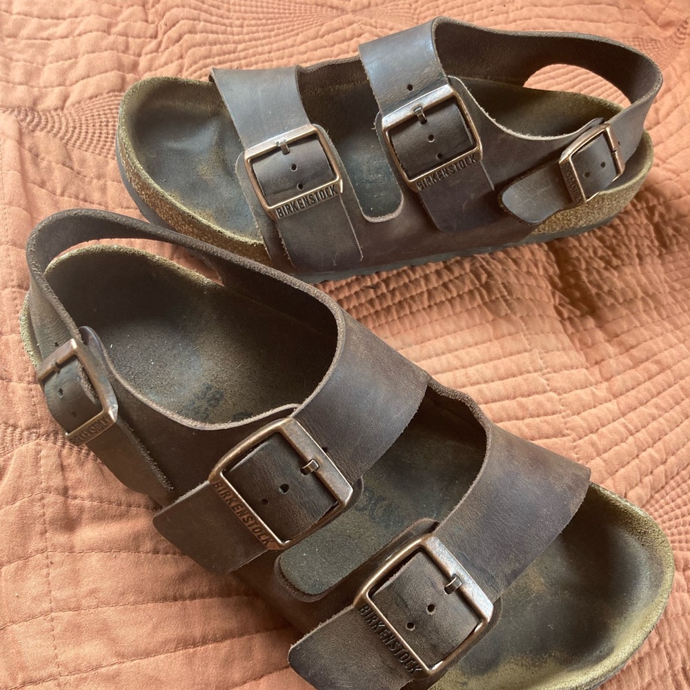 Birkenstock Milano Oiled leather Habana
